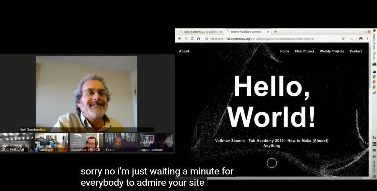 Fab Academy like no other